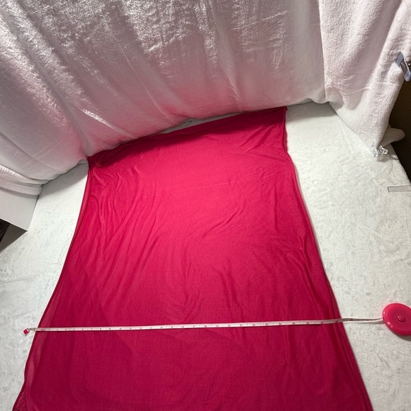 Elegant Hot Pink Infinity Scarf - Picture 6 of 6